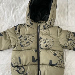 Baby puffer jacket - mickey